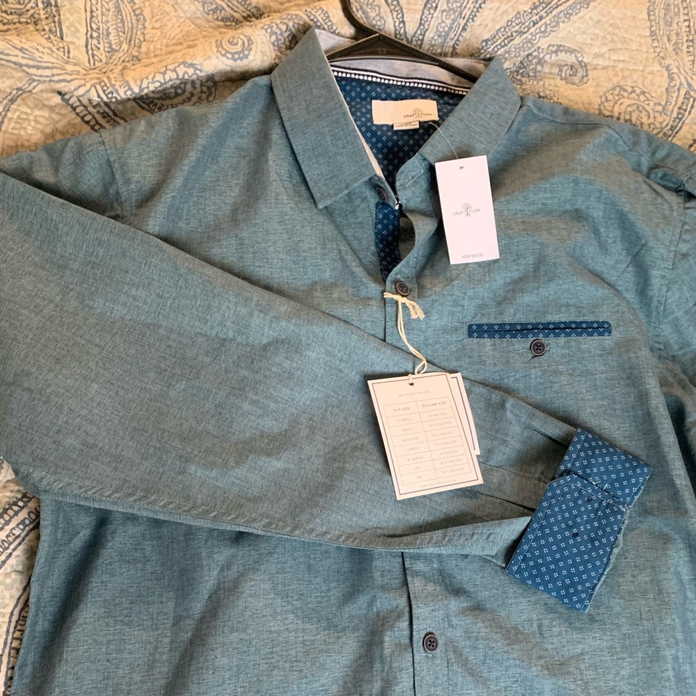 NWT Craft Flow styled button up